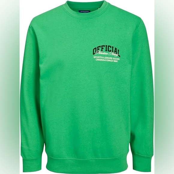 Jack & Jones Other - Jack & Jones Green Athleisure Graphic Crewneck Sweatshirt
